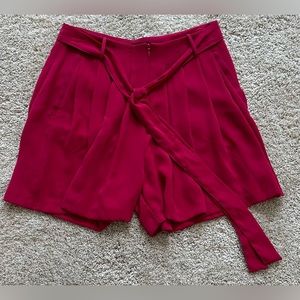 Women’s Zara Trouser Shorts (S) (Magenta)